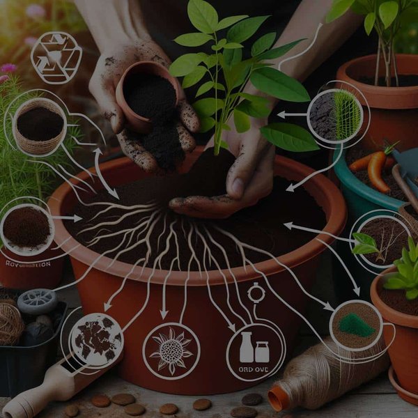 Quelles méthodes naturelles sont efficaces pour améliorer la qualité du sol d'un jardin en conteneur ?