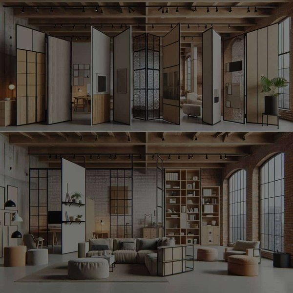 Quelles idées de murs de séparation amovibles pour un loft?