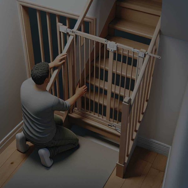 Comment installer une barrière de sécurité enfant pour un escalier ouvert ?